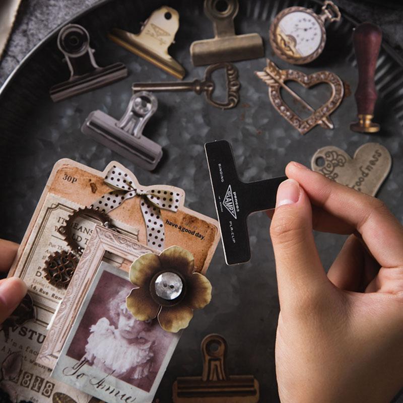 ジャンクジャーナル素材　クリップ 6 Amazon | クリップ ペーパークリップ ジャンクジャーナル