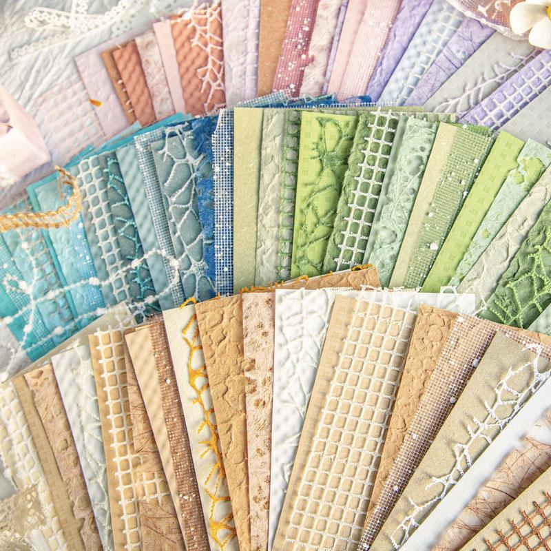 コラージュ 素材 デザイン ペーパー 特殊紙 メッシュ ネット ジャンク