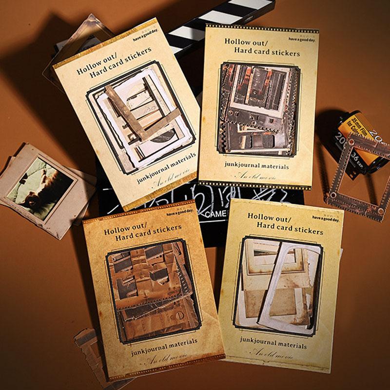 コラージュ 素材 シール カメラ フィルム フレーム 額縁 枠 額