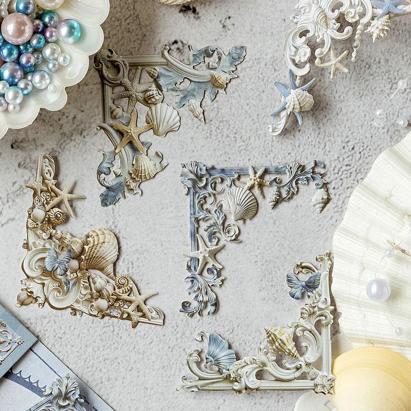 natu 様　お取り置き中(*・ᴗ・*) コラージュ素材　まとめ売り 楽天市場】NS684 装飾 飾り デコレーション 額 フレーム 額縁 角