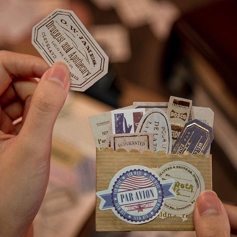 コラージュ 素材 シール タグ ラベル フレーム ジャンクジャーナル