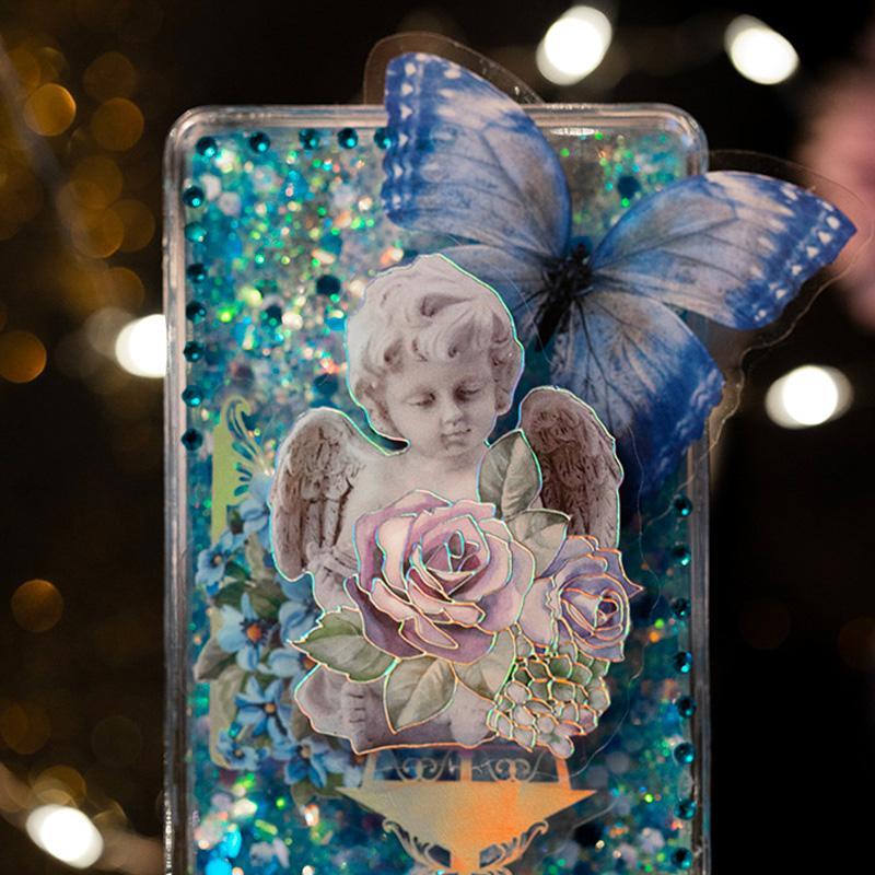 コラージュ 素材 シール 天使 エンジェル ゴシック ジャンク