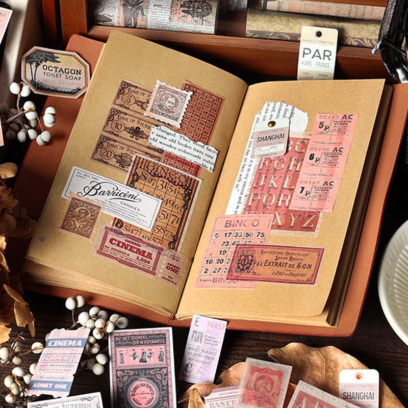 アンティーク タグ ジャンクジャーナル ハンドメイド コラージュ素材