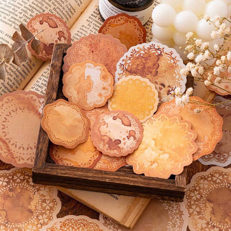 コラージュ 素材 シール タグ ラベル フレーム コーヒー 珈琲 ジャンク