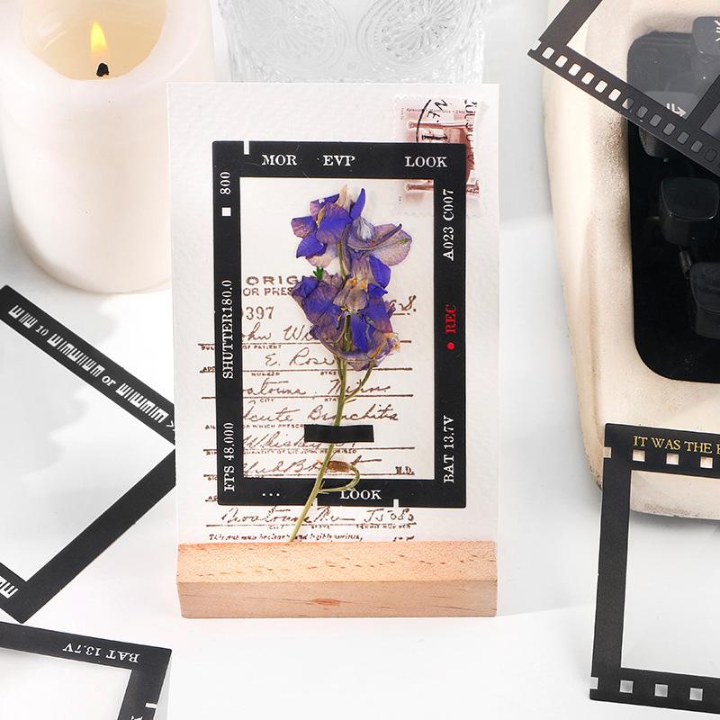 コラージュ 素材 シール カメラ 映画 ネガ フィルム ムービー