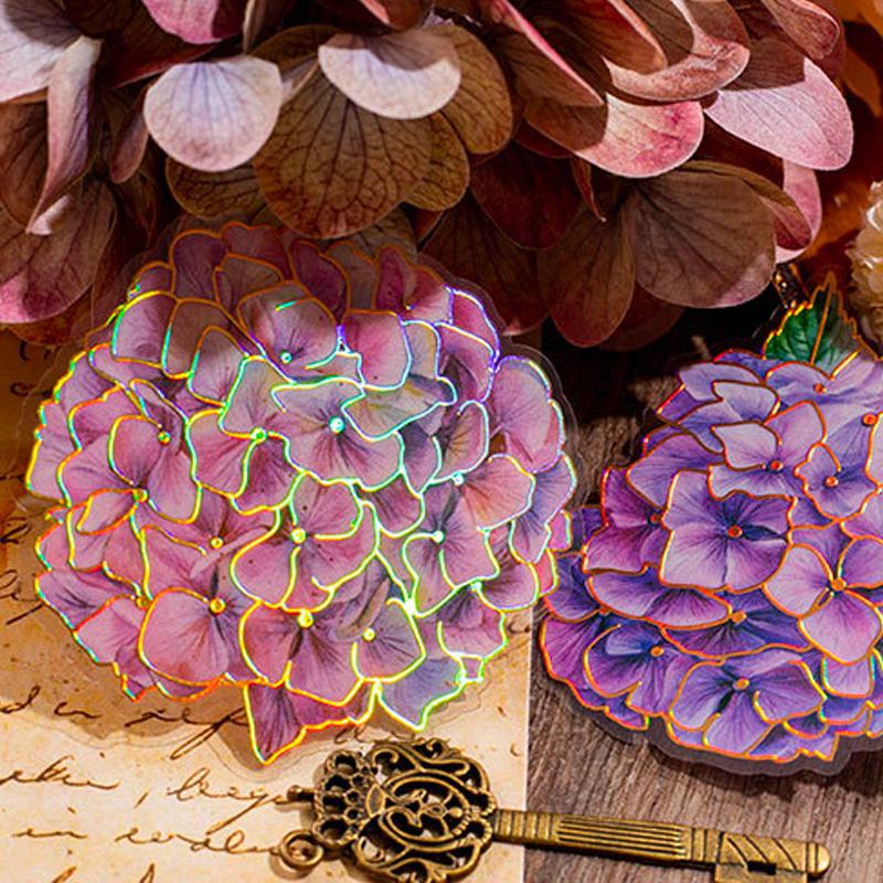 コラージュ 素材 シール 花 フラワー 薔薇 ローズ ジャンクジャーナル