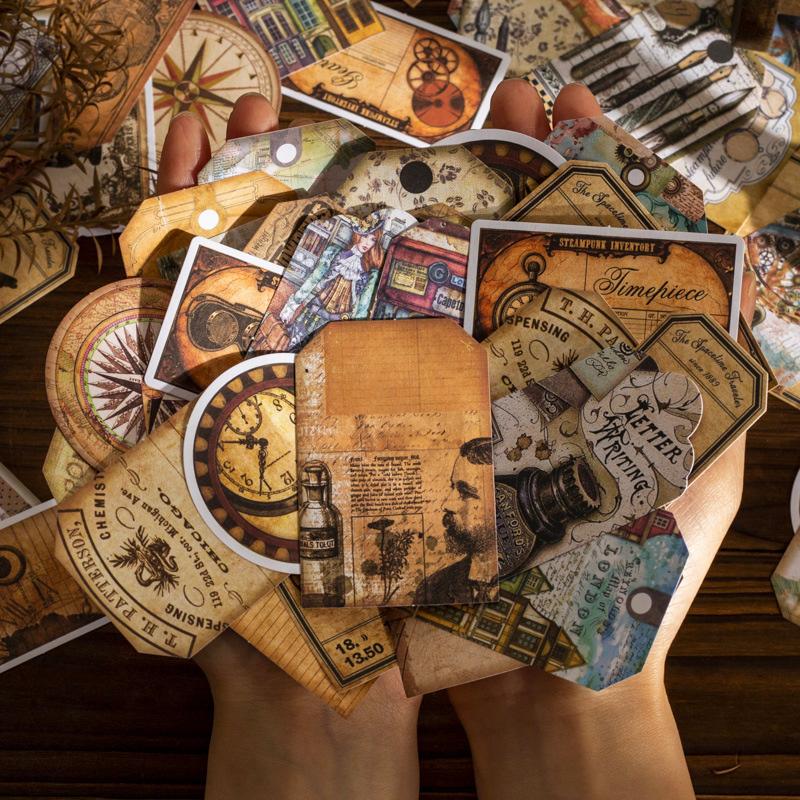 コラージュ 素材 シール ラベル タグ ジャンクジャーナル