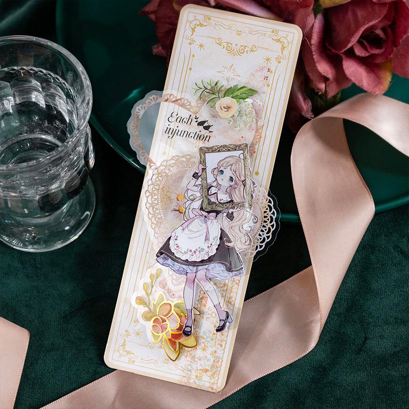 コラージュ 素材 シール レース フレーム ジャンクジャーナル