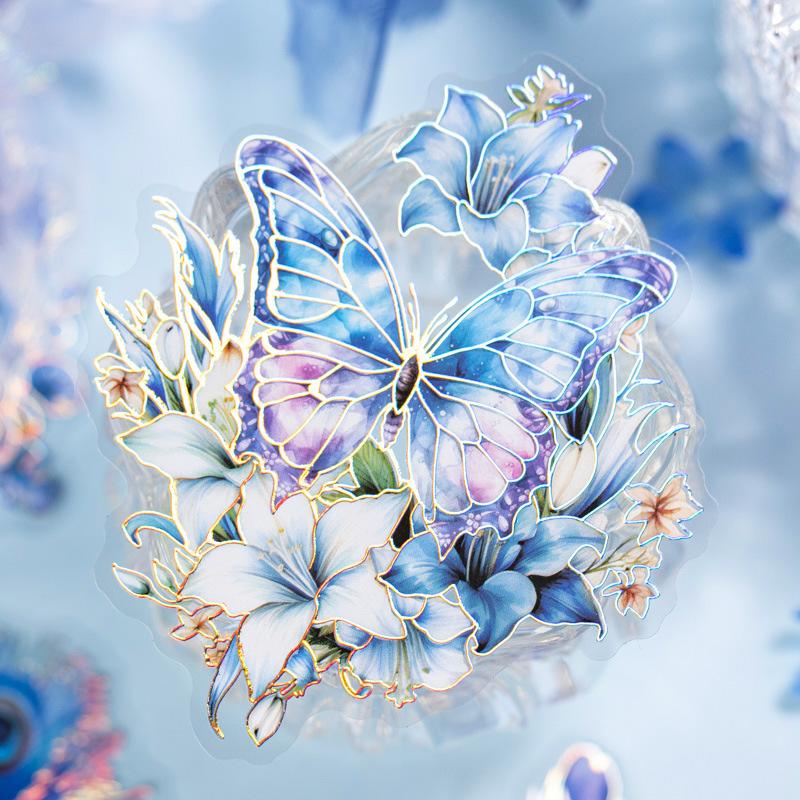 ナチュラルアンティークなジャンクジャーナル　ファブリック　フランス　花や自然　蝶 ナチュラルアンティークなジャンクジャーナル ファブリック フランス