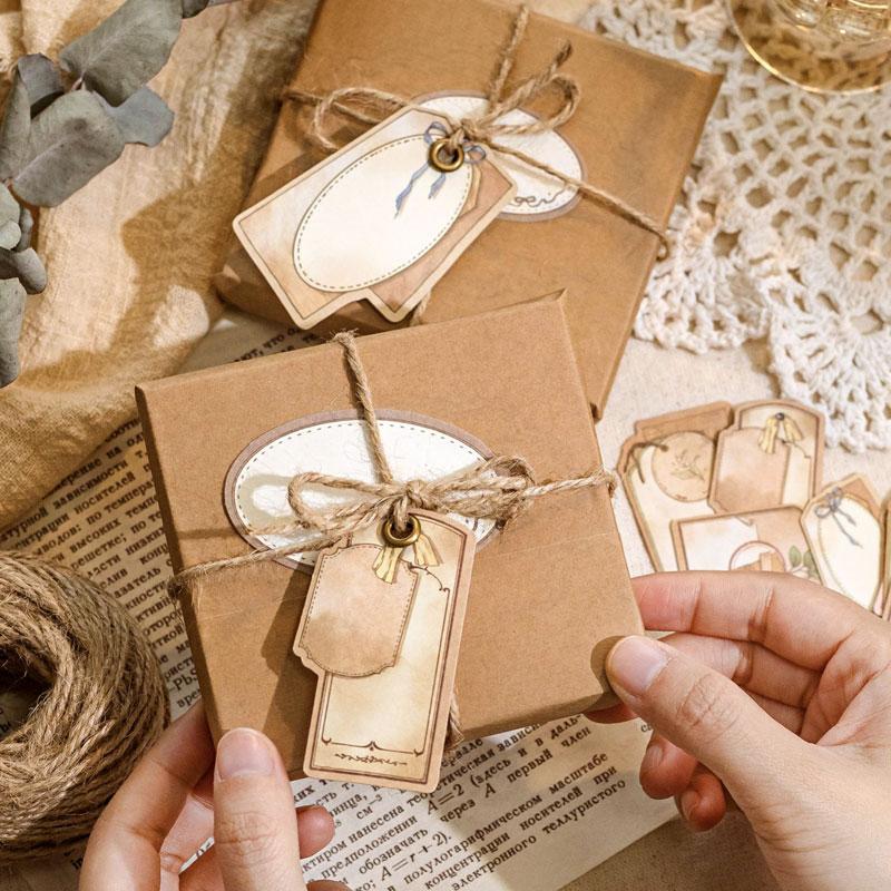 コラージュ 素材 シール タグ ラベル メモ ジャンクジャーナル