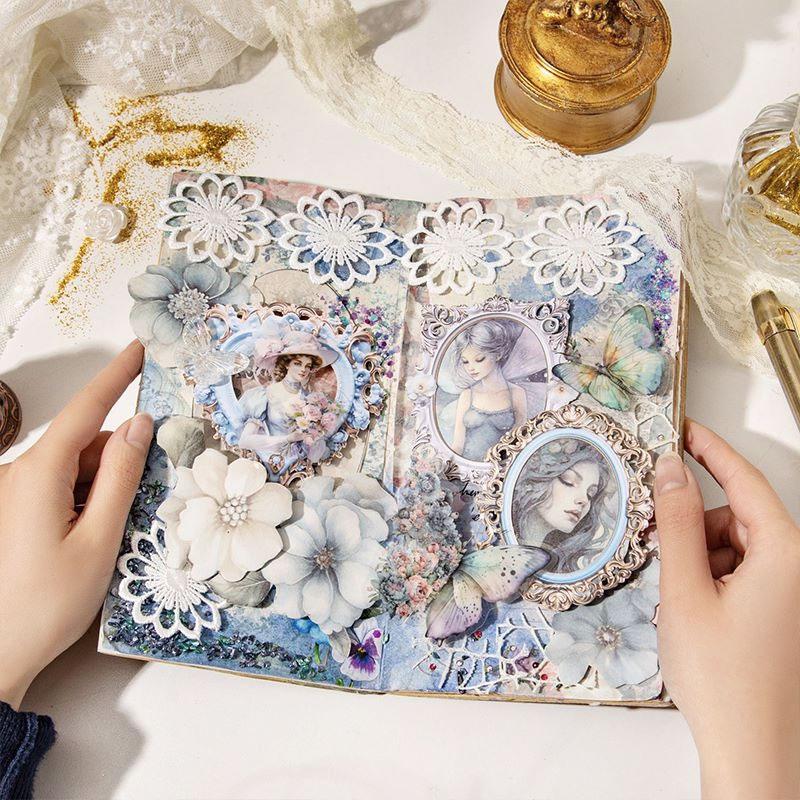 コラージュ 素材 シール 額 フレーム 額縁 ジャンクジャーナル