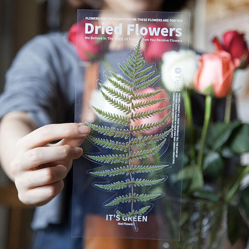 コラージュ 素材 シール 花 ドライフラワー 押し花 バラ 薔薇 ジャンク