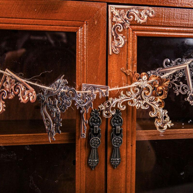 コラージュ 素材 シール 額縁 角 コーナー 装飾 飾り ジャンク