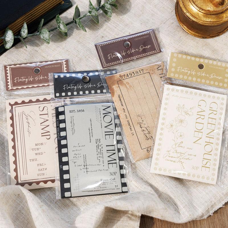 ST669 タグ ラベル 切手 チケット 手紙 映画 フィルム 装飾 飾り