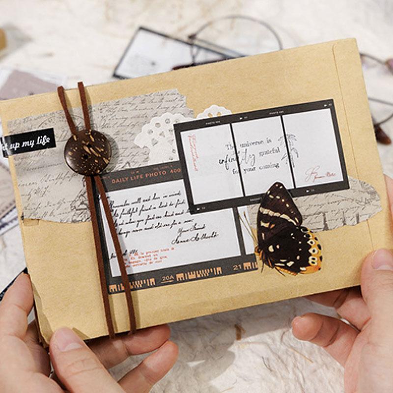 ST669 タグ ラベル 切手 チケット 手紙 映画 フィルム 装飾 飾り