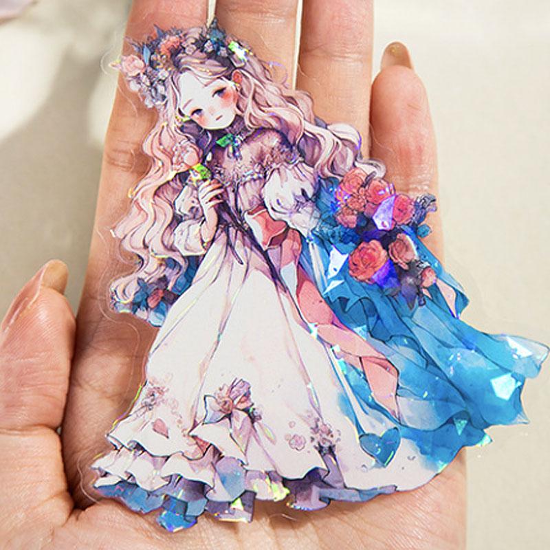 ST673 人物 女の子 女性 ドレス プリンセス PET コラージュ素材