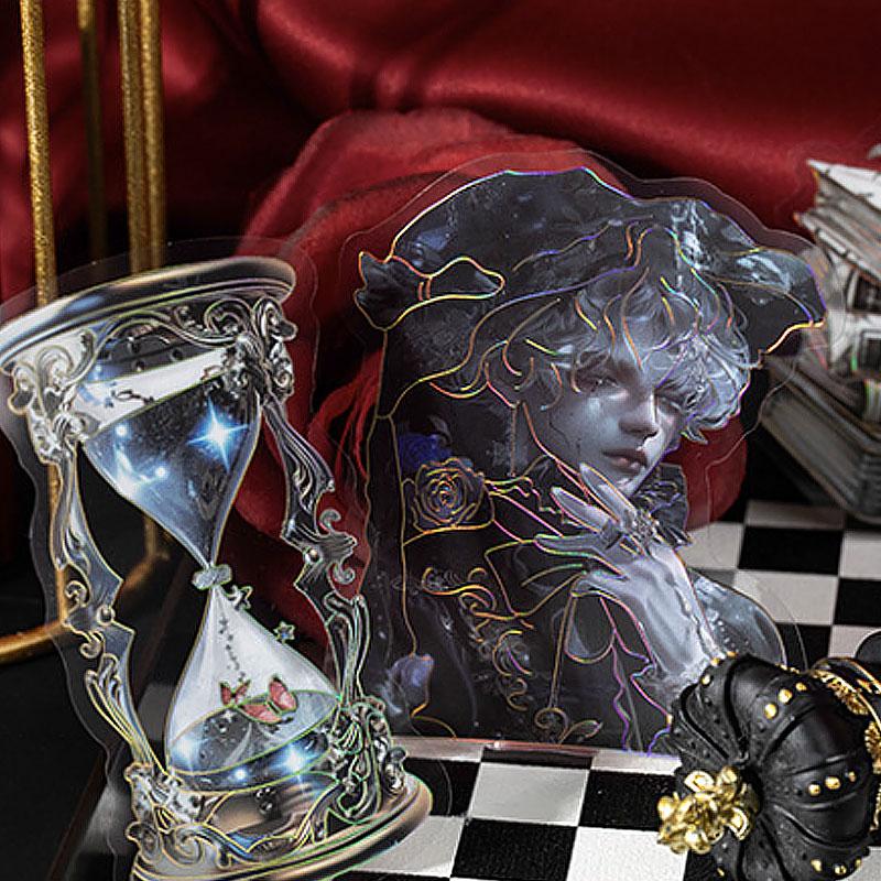 ST730 人物 女性 男性 ゴシック 貴族 ドレス キャンドル ロウソク