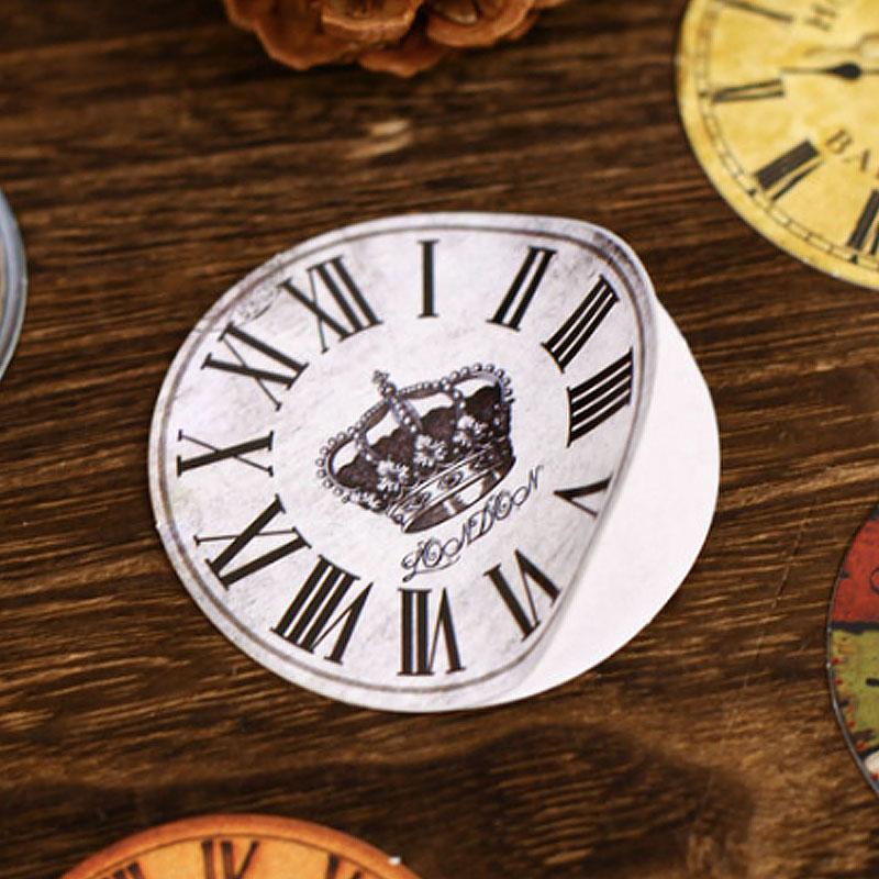 ST812 時計 文字盤 レトロ アンティーク ヴィンテージ コラージュ 素材