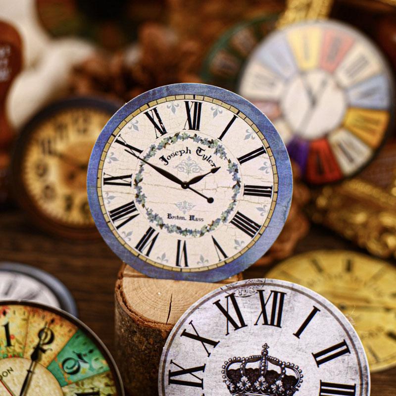 ST812 時計 文字盤 レトロ アンティーク ヴィンテージ コラージュ素材