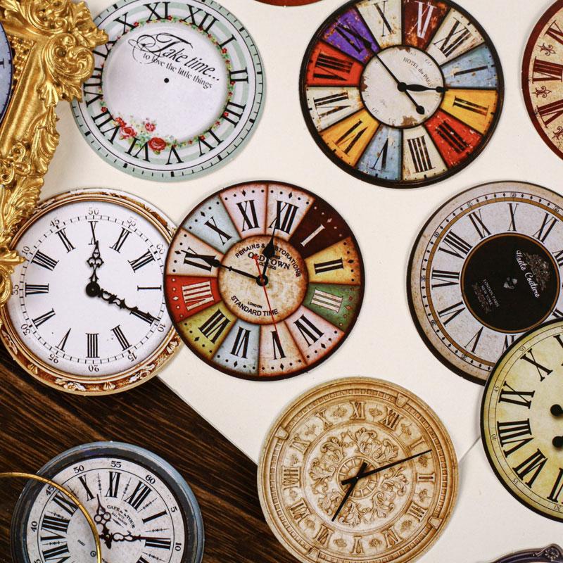 アンティーク コラージュ フレーム レース すずらん 時計文字盤 ST812 時計 文字盤 レトロ アンティーク ヴィンテージ コラージュ 素材