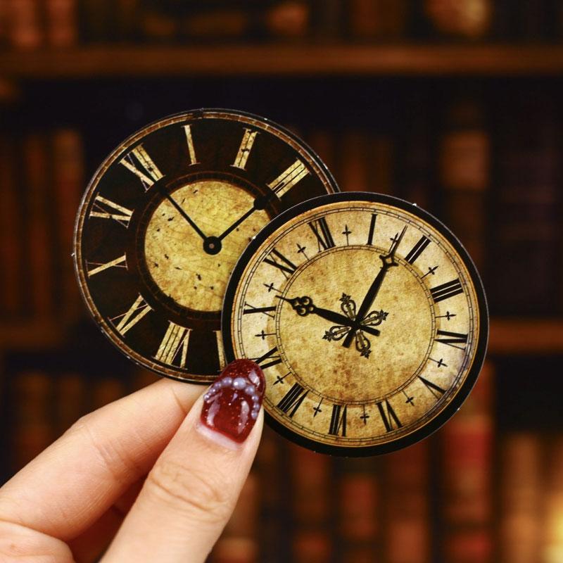 ST812 時計 文字盤 レトロ アンティーク ヴィンテージ コラージュ 素材