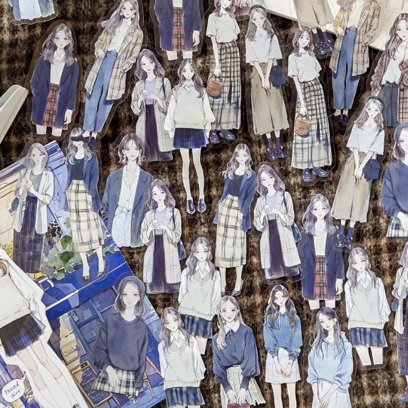 ST815 人物 女性 女の子 ファッション おしゃれ コラージュ素材