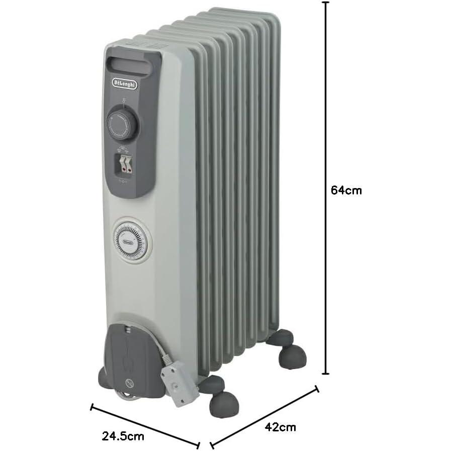 展示未使用品DeLonghi オイルヒーター HJ0812-BK