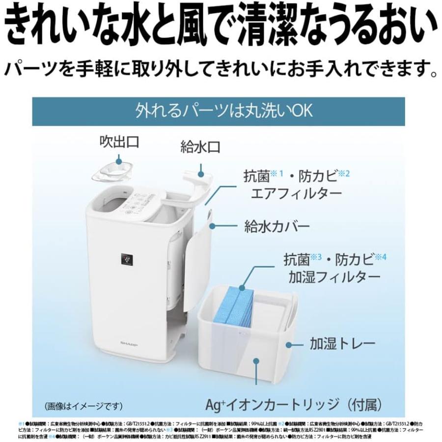 プラズマクラスター 2024年製高年式 シャープ(SHARP) 加湿器
