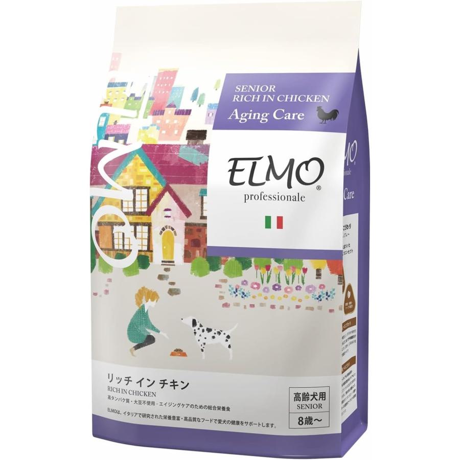 ELMO リッチインチキン 800g×8 3kg×2 ELMO エルモ 高齢犬用 シニア 8歳〜 リッチインチキン 加齢による関節
