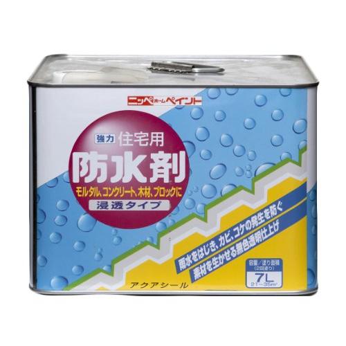 ニッペ　ペンキ　塗料　透明　7L　屋内外　ラッカー　住宅用防水剤　下塗り　日本製　4976124400629