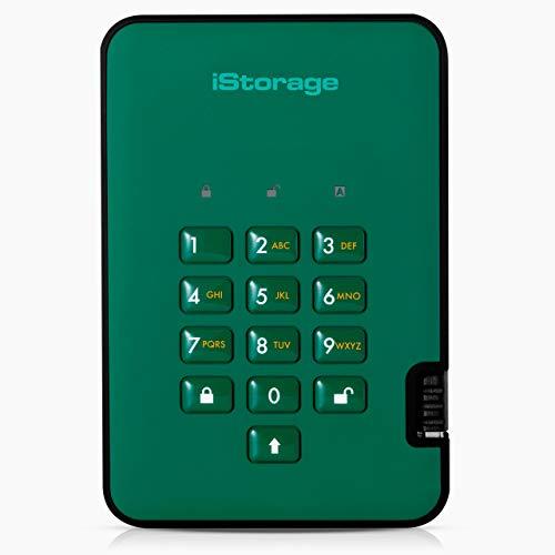 iStorage diskAshur2 SSD - 安全なポータブルソリッドステートドライブ - パスワード保護、ほこりや耐水性、ポータブ? スマホ、タブレット、パソコン パソコン周辺機器 外付けハードディスク、ドライブ