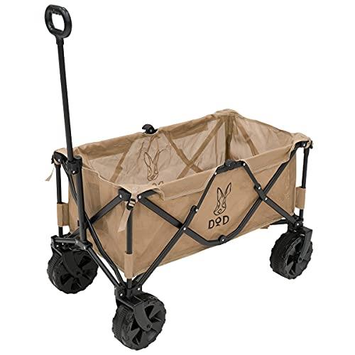 DOD(ディーオーディー) キャリーワゴン 極太タイヤ 大容量 125L 耐荷重100kg C2-835-TN 