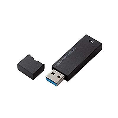 エレコム USBメモリー USB3.1(Gen1)対応 セキュリティ機能対応 32GB ブラック 法人向け MF-MSU3B32GBK/H レーザープリンター、複合機