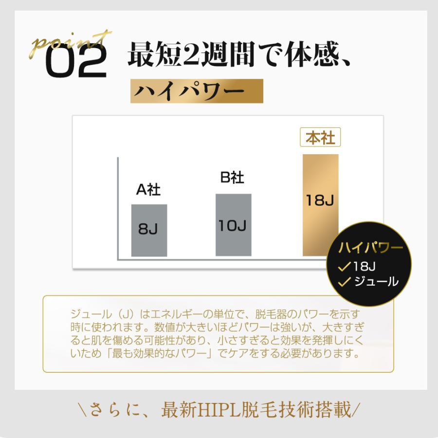 ハイパワーハンディ脱毛器 Hokonui 【新モデル・先着限定クーポン5980円】脱毛器 VIO対応 99万回