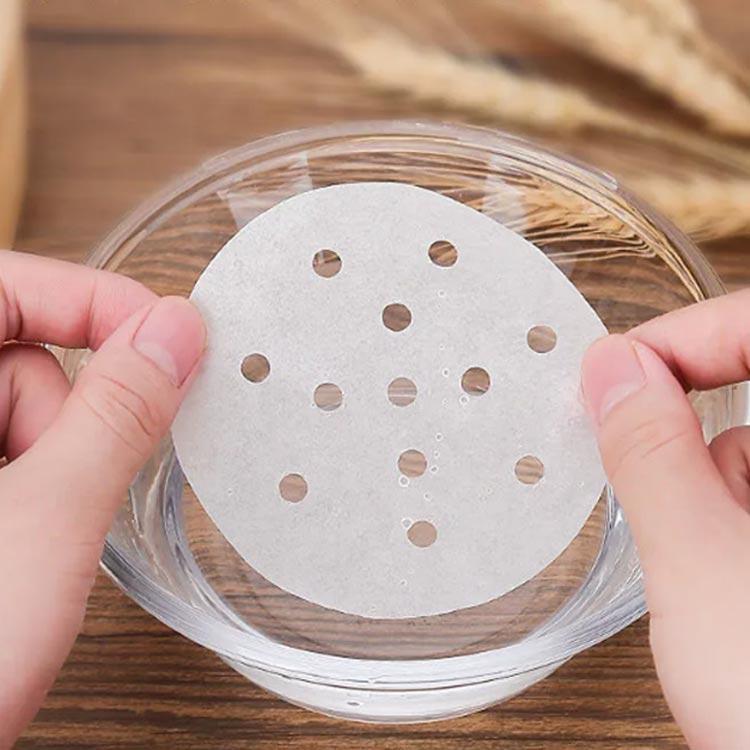セイロ [100枚入] セイロ用紙 蒸し器用 シート 直径24cm 点心調理用紙