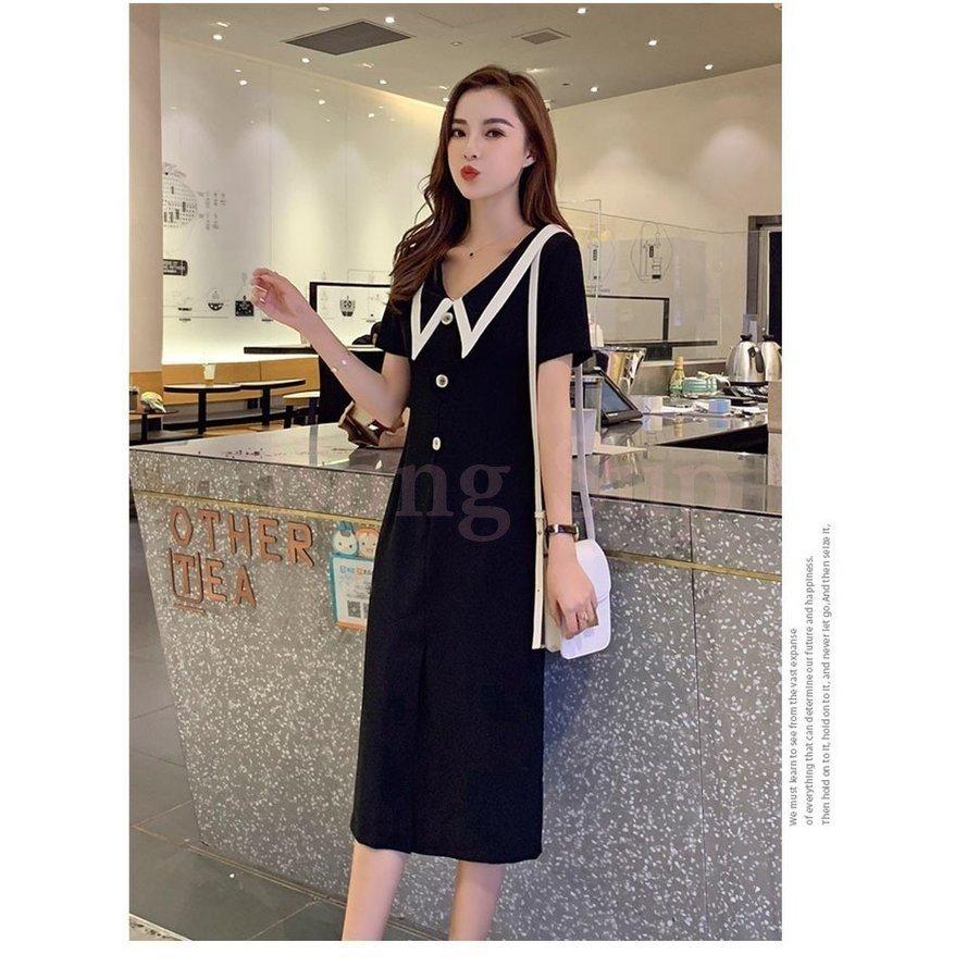 レディースワンピースキレイめシャツワンピース夏膝丈ワンピースvネックワンピース半袖ロング丈ワンピヴィンテージサテンオシャレ大人 柔らかな質感の