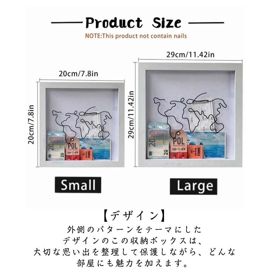 チケット展示ケースフレーム チケット デスクトップ 収納 ボックス