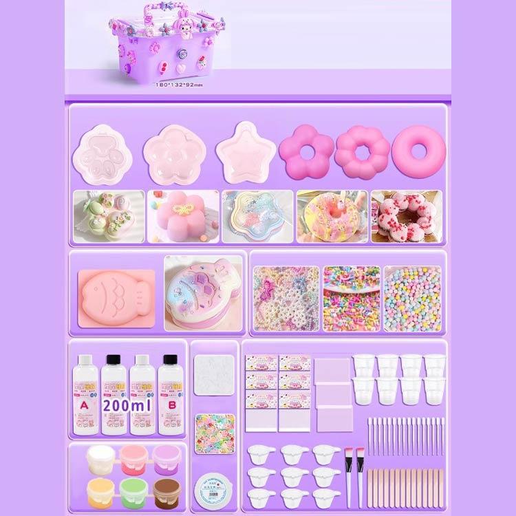 スクイーズ 手作り キット 簡単 スクイーズレジン 200ml セット 液体