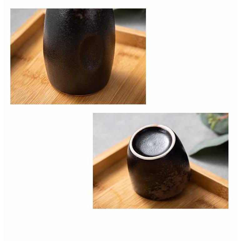 木製トレー付き おちょこ セット おしゃれ 7点セット セラミック 徳利