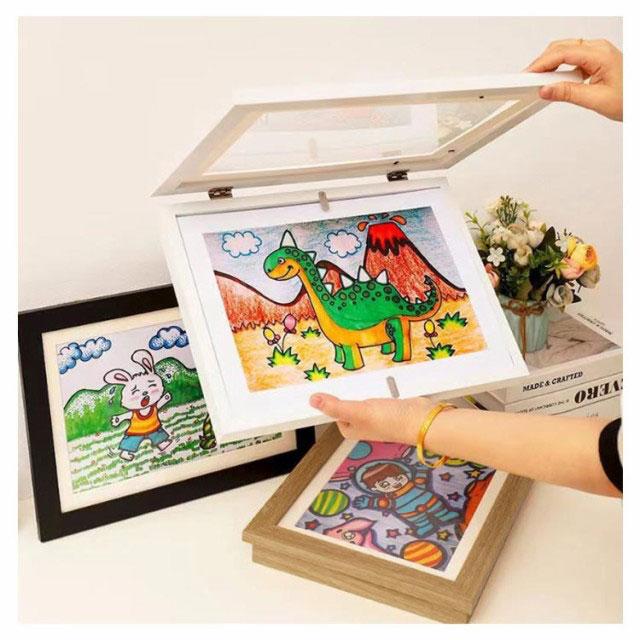 子供の絵を飾る アートフレーム 保存用 A4まで対応 額縁 ポスター