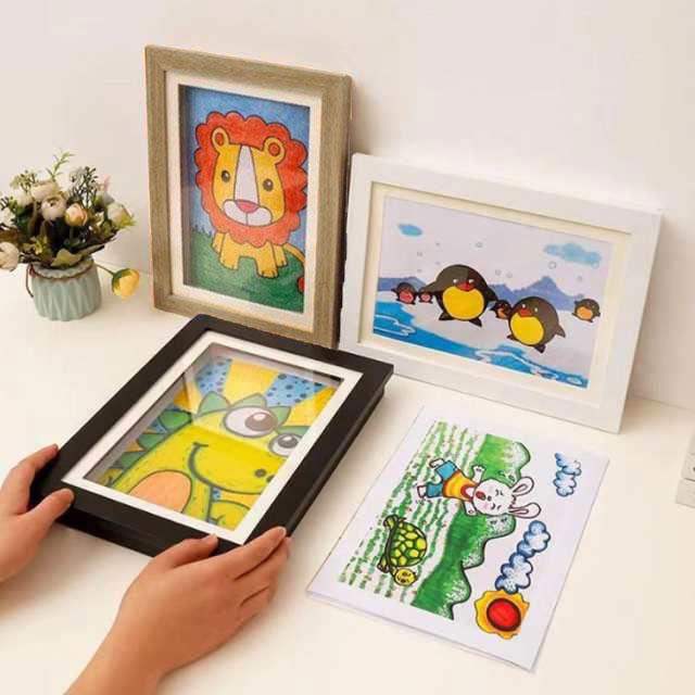 子供の絵を飾る アートフレーム 保存用 A4まで対応 額縁 ポスター