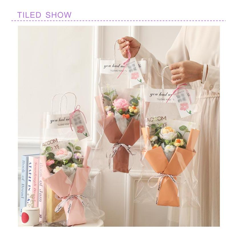 毛糸 花束 手編み ニットフラワーW70 母の日花インテリア 誕生日 プレゼント 毛糸 花束 手編み ローズ W70 母の日花インテリア 誕生日