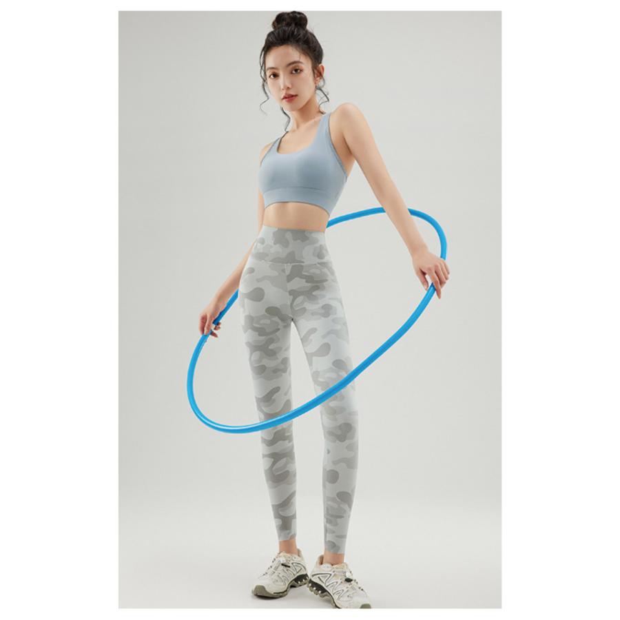 ヨガウェア ヨガ レディース 夏用レギンス 迷彩柄 薄手 ヨガパンツ