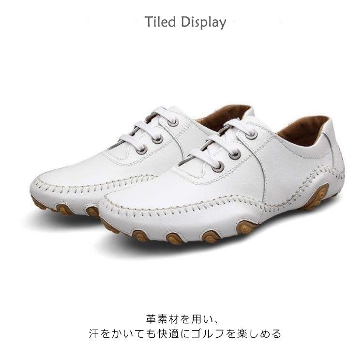 メンズ スパイクレス ゴルフ シューズ スニーカー ゴルフシューズ 紳士
