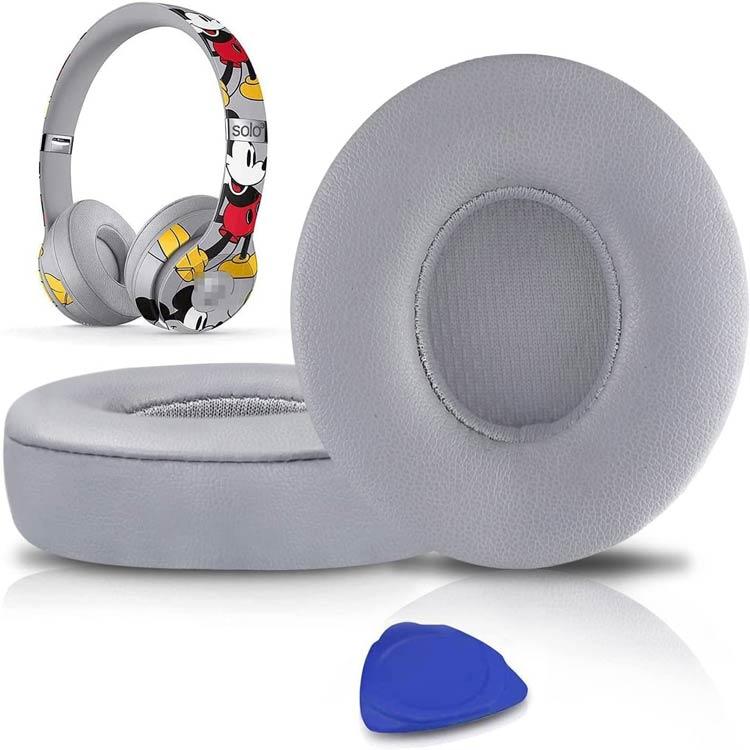 beats イヤーパッド 交換 ヘッドホン Beats Solo 2/Solo 3 汎用 1ペア