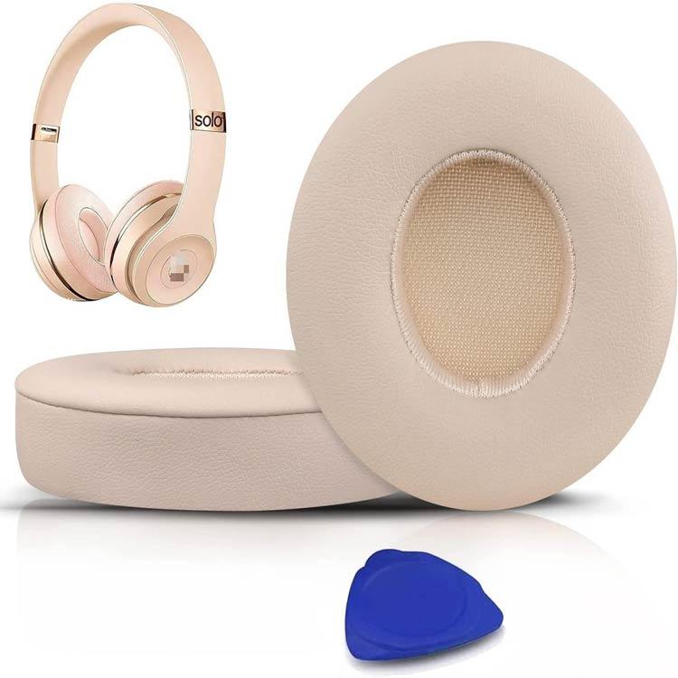 beats イヤーパッド 交換 ヘッドホン Beats Solo 2/Solo 3 汎用 1ペア
