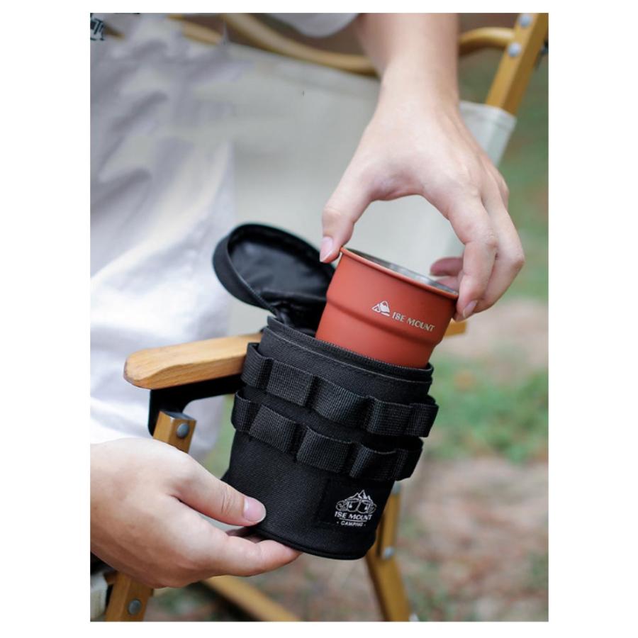 グラス収納ケース コップ 収納ケース ポーチ ミリタリー ビールグラス