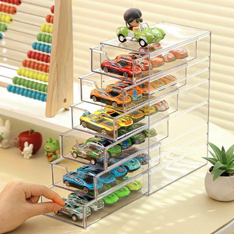 ミニカー 収納 トミカ ミニカーケース 透明ケース クリアケース