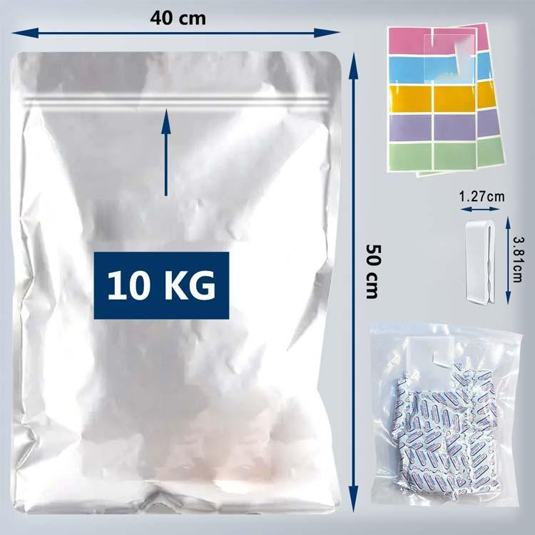 脱酸素剤10個付き お米 保存袋 10枚入り 5kg 10kg 厚手 脱酸素剤 真空 