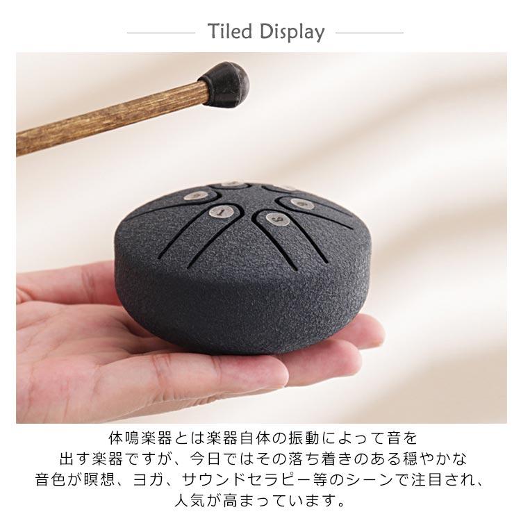 ミニタングドラム スリットドラム 3インチ 6音 タングドラム スチール